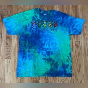 Tie-Dye Grateful Dead Bears T-Shirt